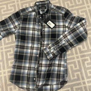 KOOPLES SPORT plaid button down size xs